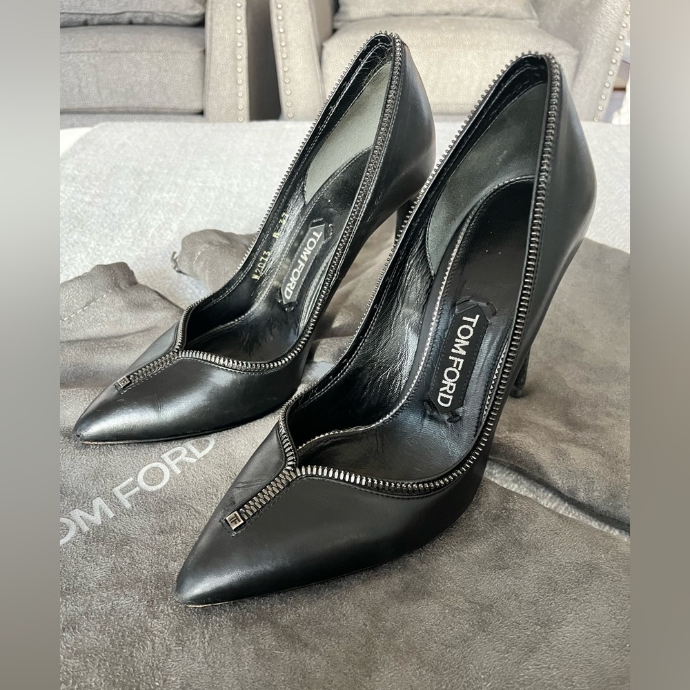 Tom Ford Zipper Pump Heels - Picture 9 of 13
